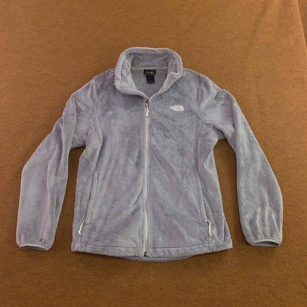 The North Face Womens Large Blue Osito Full Zip Fleece Jacket